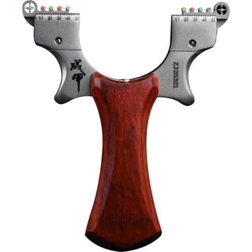 New High Quality Stainless Steel + Wood Slingshot Rubber Band High Precision For Adult Outdoor Sports Toys