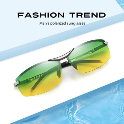 2021 New Anti-Glare Clear Night Vision Sunglasses Polarized Yellow Night Driving Glasses 2020 trend