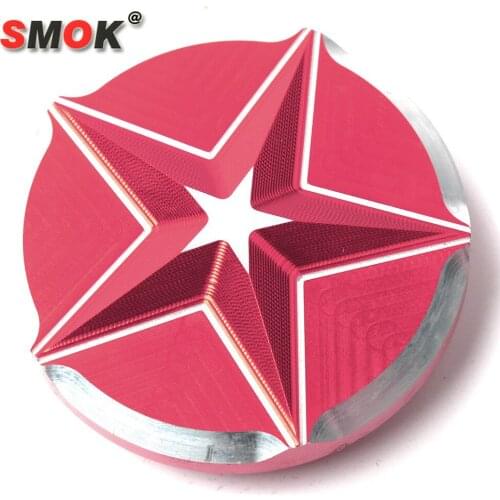 For Yamaha New CYGNUS Smax GTR bwsr Scooter Modified Aluminum CNC Five-Pointed Star Cap Decorative Cover
