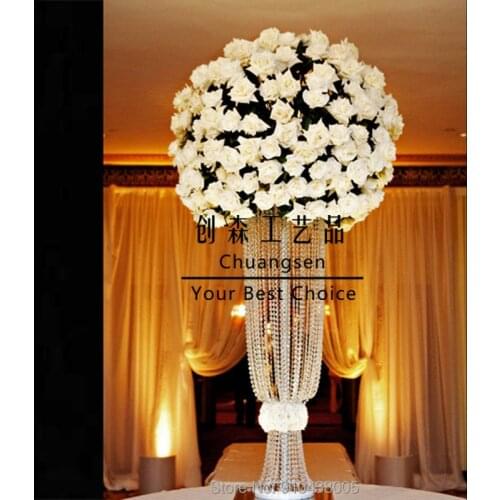 New style table display stand birthday centerpiece flower stand multi-use acrylic centerpiece wedding deco lead road party favor