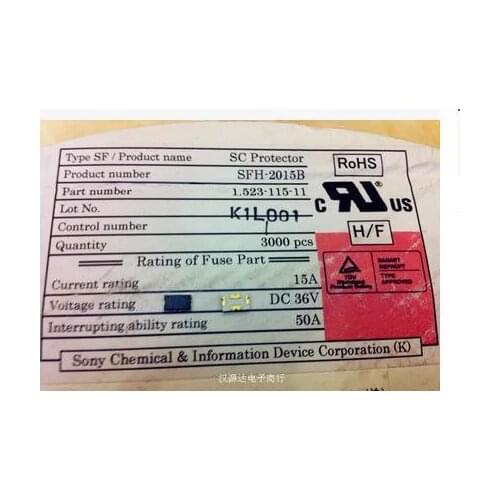 Optical insurance components SFH-2015B SMD 15A 36V Leave SFH2015B