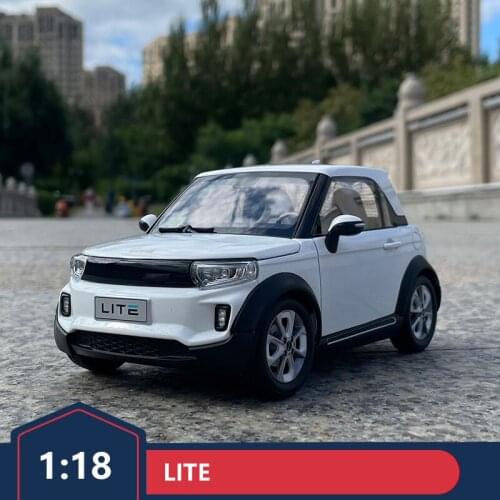 Original BAIC New Energy LITE afcfox electric car model 1:18 alloy car model
