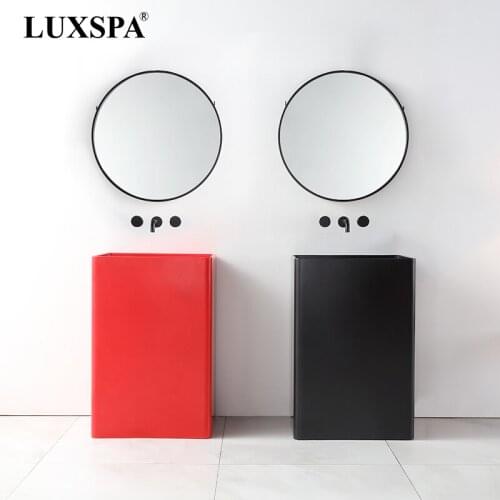 Pedestal Resin Stone Basin Artificial Stone Basin Solid Surface Basin