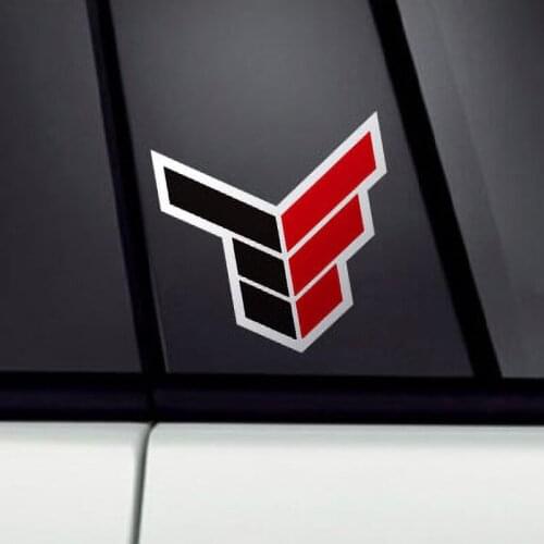 Car Sticker Decal For Ford Focus Fiesta Mondeo B-Pillar Reflective Vinyl 2 Colors Tuning Auto Car Styling Accessories