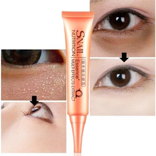 LAIKOU Snail Essence Eye Cream Anti Wrinkle Anti-Aging Anti Puffiness Moisturizing Remove Dark Circle Eye Care