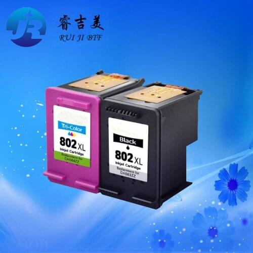 High quality 802 802XL ink cartridge compatible for HP1000 1010 1011 1015 1050 1510 1511 2000 2050 3050