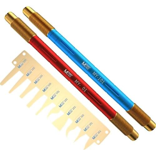 10 in 1 IC Chip Repair Thin Blade CPU Metal Remover Burin To Remove For Mobile Phone Computer CPU NAND IC Chip Repair Tools Set