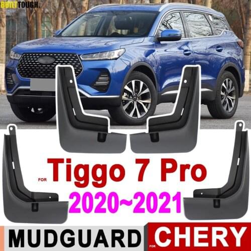 4Pcs For Chery Tiggo 7 Pro 2020 2021 Mudflaps Mud Guards Flaps Splash Guards Mudguards Fender Front Rear Car Accessories Wheel