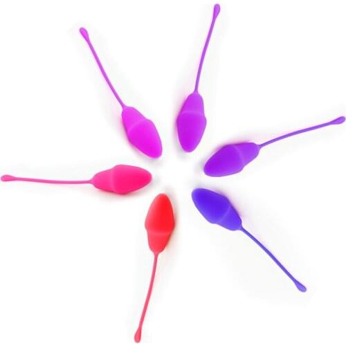 6pcs/set Silicone Smart Balls Vagina Tightening Exerciser Vibrator Shrink Balls Bullet Vaginal Balls Trainer Sex Toys For Woman