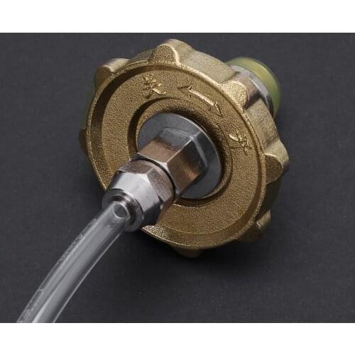 Outdoor Camping Propane Refill Adapter Gas Flat Cylinder Tank Coupler Adapter X7JD