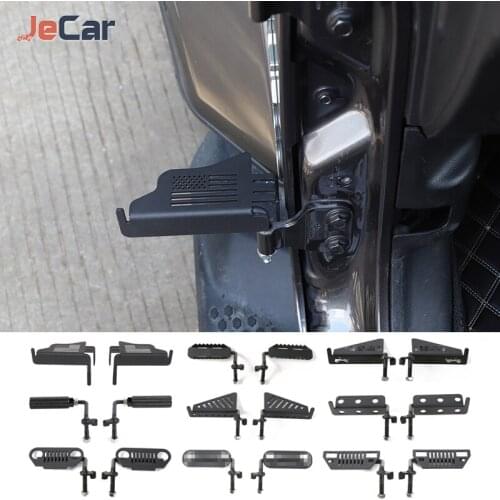 Car Foot Rest Pedals Car Outer Pedal For Jeep Wrangler TJ TK JL JT Gladiator 1997-2021 Foot Pegs Pedal