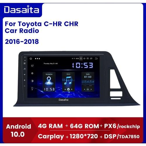 Dasaita for Toyota C-HR CHR Car Radio 2016 2017 2018 Car Android GPS Stereo Multimedia Player Carplay DSP Head Unit On-Board PC
