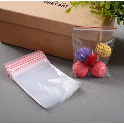 Free Shipping Thick Plastic Packing Bags 500pcs/lot (6cm*8cm) Clear Resealable Plastic Bags, PE Zip Lock Bags.thickness:0.05mm