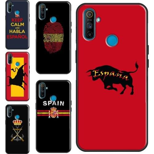 Espana Spanish Coat of Arms For Realme 8 Pro 6 7 Q3 Pro GT Neo C15 C3 C21 C11 Phone Case For OnePlus 9 Pro 8 7T 8T 9R
