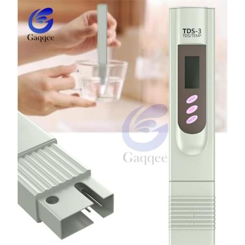 Digital TDS Meter Aquarium Pool Water Quality Testing Pen Water Purity Filter Accurate Monitor TDS Temp Meter TDS-3