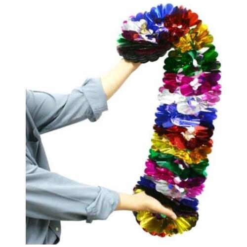 Sequins Flower Waterfall Garland ( Pull flower ) - Large Magic Tricks Appearing Flower Props Comedy Accessories for Stage Magia