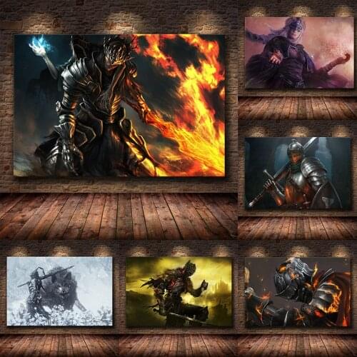 Classical Game Picture The Dark Souls 3 Canvas Posters and prints Decoration for Home Wall Art Painting for Room Cuadros Decor