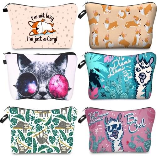 Cosmetic Bag Cute Travel Portable Storage Hand Makeup Bag Ladies Fashion Customized Toiletry Bag
