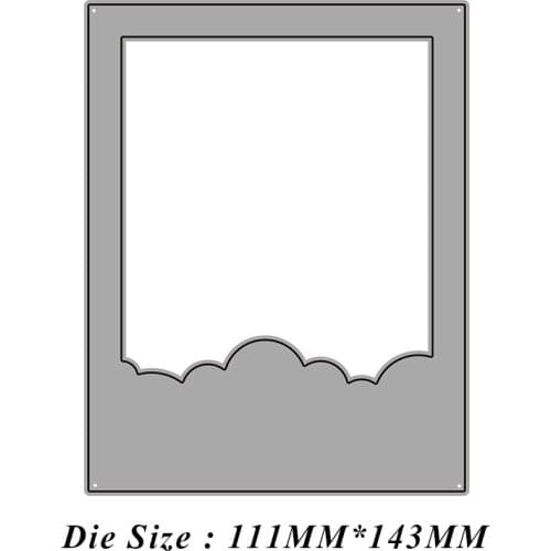 JMCRAFT 2021Metal Cutting Dies Rectangle Frame Stencils for DIY Scrapbooking Embossing Paper Wedding Cards Die Cuts Photo Album