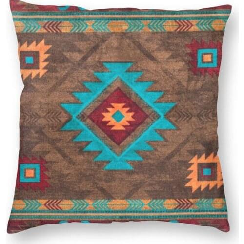Boho Navajo Vintage Turkish Kilim Diamond Pattern Pillowcover Decorative Bohemian Ethnic Geometric Art Cushions Throw Pillow