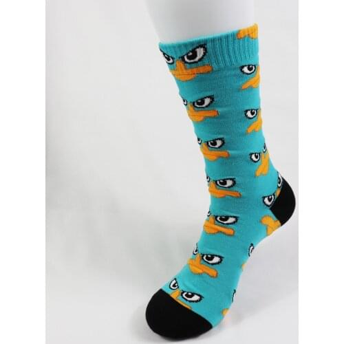 Animation Perry the Platypus Mask Socks