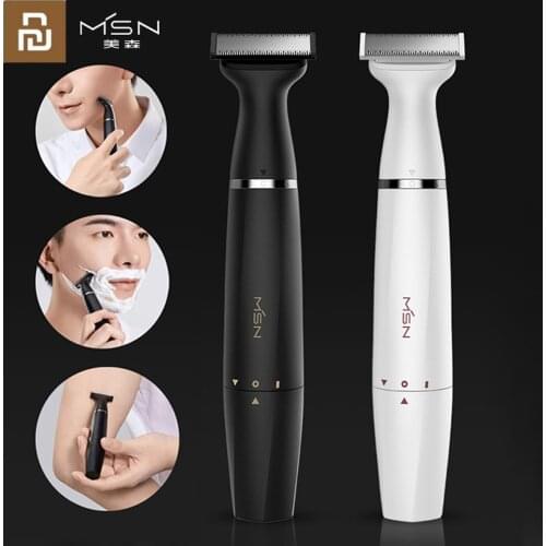 New! Xiaomi MSN Electric Hair Shaver Razor Waterproof Dry & Wet Body Leg Armpit Hair Eyebrow Styling Trimmer for Men