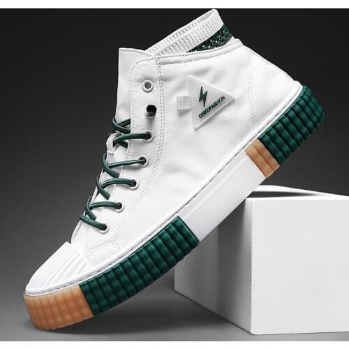 New Arrival Men Casual Shoes Lace-Up Vulcanized Shoes Man Breathable Oxford Fabric sneakers men Rubber Youth Fashion Mens Shoes