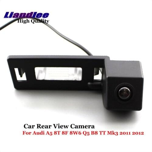 Car Reverse Parking Camera Backup Rear View Camera For Audi A5 8T 8F 8W6 Q5 B8 TT Mk3 2011 2012 HD CCD Integrated Nigh Vision