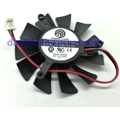 PLD06010S12L 12V 0.20A 3-line 2-line graphics card super silent cooling fan