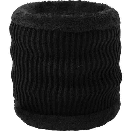 New Winter Scarf for Men Women Warm Knitted Scarves Thick Elastic Mufflers Unisex Boys Girls Plush Scarf Children Neck Collar