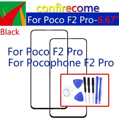 Replacement LCD Front Touch Screen Glass Outer Lens For Xiaomi Poco F2 Pro / Pocophone F2 Pro