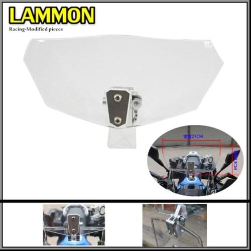 Motorcycle Universal Extension Heightening Windshield Drag Wind Fit For Honda CB500X CB500F CB300F CB400F CBR650F (All models)