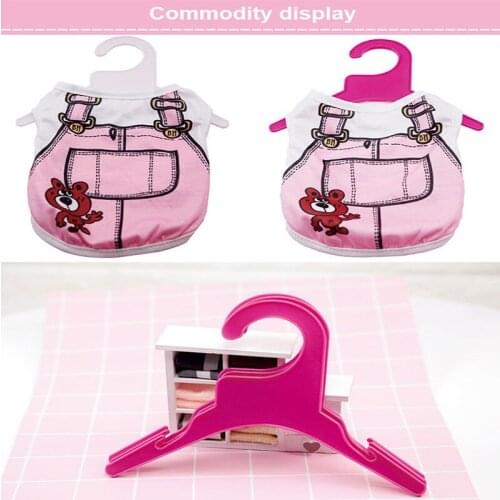 Household Pet Hanger Plastic Hanger Solid Non-slip Cat Hanger Space Saving Clothes Robe Storage Pet Hanger Cabinet Organizer