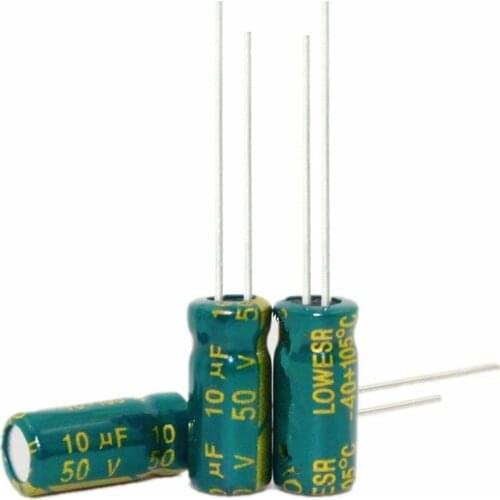 High-frequency crystal 10uf 10uf 50v 50 v 10 uf 10 uf 50 v Size:5X11MM best quality New origina