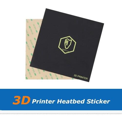 2pcs/lot 170*170mm 300*300mm Heat Bed Sticker Hotbed Platform Sheet With 3M Tape For CR-10 Lulzbot Taz6 Mini 3D Printer