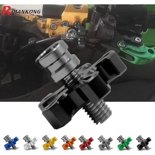 FOR Triumph Cafe Racer HONDA SUZUKI BMW MX KAWASAKI NINJA Motorcycles Accessories M10 M8 * 1.5 CNC Clutch Wire Adjustment Cable