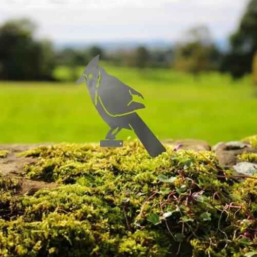 Big Bird Shape Art Steel Silhouette Metal Animal Outline Silhouette Home Gareden Oranments Crafts Garden Decoration Outdoor