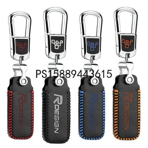 For volvo s90 v90 xc90 Smart Key Keyless Remote Entry Fob Case Cover Key Chain
