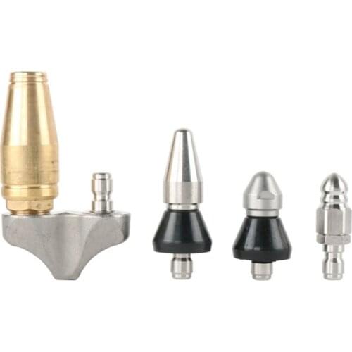 HOT-(4 Nozzles Per Lot) High Pressure Sewer Drain Cleaning Nozzle, Sewer Jetter Heads