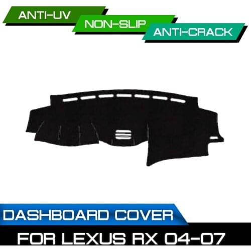 Car Dashboard Mat for Lexus RX 2004 2005 2006 2007 Anti-dirty Non-slip Dash Cover Mat UV Protection Shade