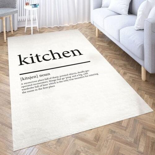 Kitchen Carpet for Living Room 3D Anime Cartoon Rug Gamer Teen Room Bedside Lounge Rug Kids Children Floor Mats