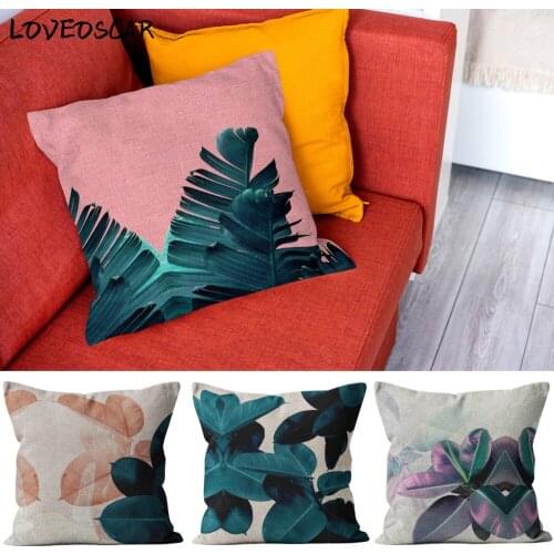 Macrame Bohemian Purple Pink Banana Leaf Flower Art Elegant Throw Pillowcase Autumn Christmas Decoration Korean Cushion Case