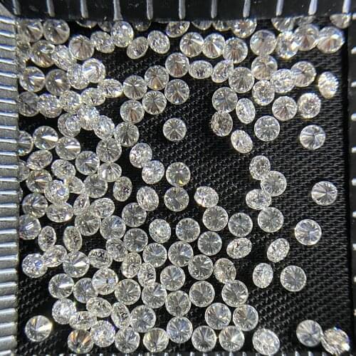 Meisidian 5pieces 4MM GH Color VS Clarity Round HPHT Loose Stones Lab Synthrtic Diamonds