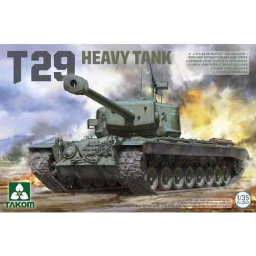 Takom 2143 1/35 Scale T29 Heavy Tank Model Kit