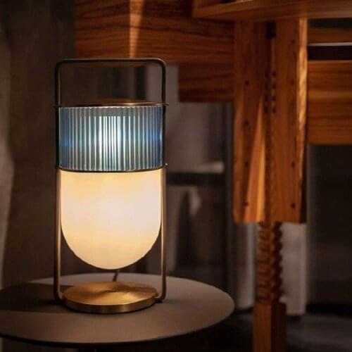 New Chinese living room table lamp post modern simple bedroom bedside lamp study desk Decoration personalized table lamp