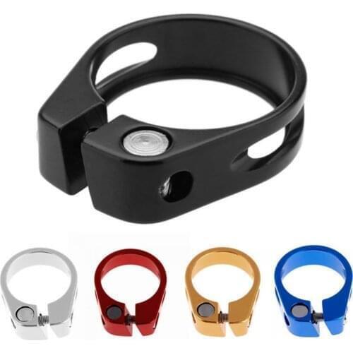 Cycling Ultralight Aluminum Alloy MTB Mountain Bike Road Bike Saddle Seat Post Clamp Bicycle Parts Accessories 5 Colors