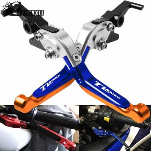 Adjustable Folding Extendable Aluminum Motorcycle Brake Clutch Lever Handle Grips For Suzuki TL1000R 1998-2003 TL1000S 1997-2001