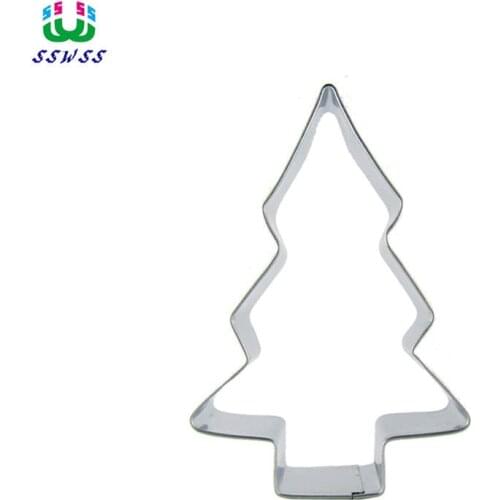 Direct Selling,Sturdy Christmas Tree Shape Cake Decorating Fondant Cutters Tools,Christmas Cake Cookie Biscuit Baking Molds