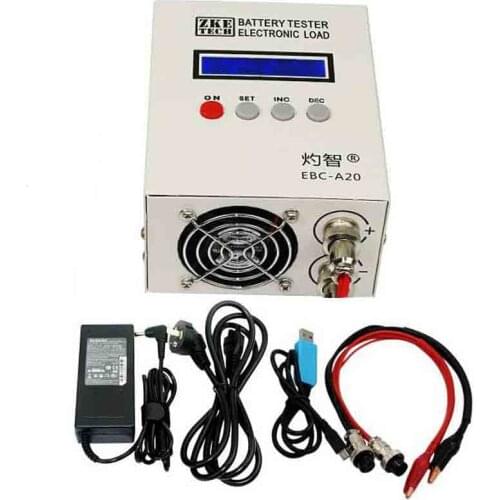 EBC-A20 battery capacity tester lithium lead acid lithium iron ternary charge and discharge instrument 5A charge 20A discharge