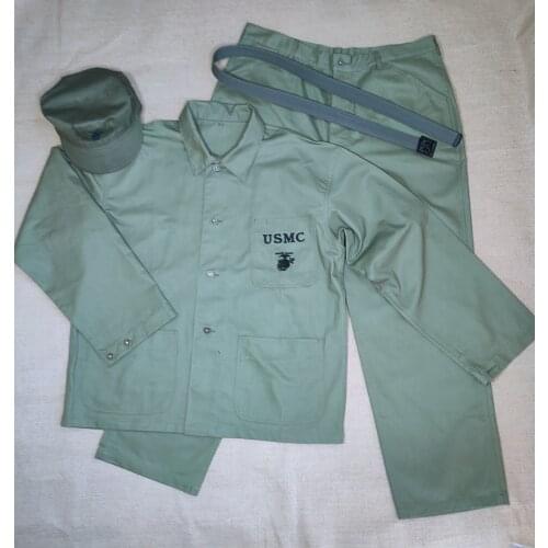 WWII WW2 USMC U.S. MARINES HBT FIELD MILITARY UNIFORM USMC